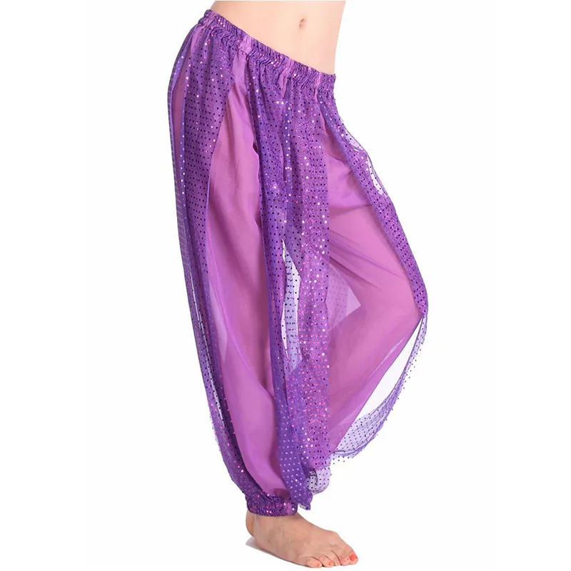 Женский костюм для танца живота шифоновые шаровары брюки живота|belly dance costume