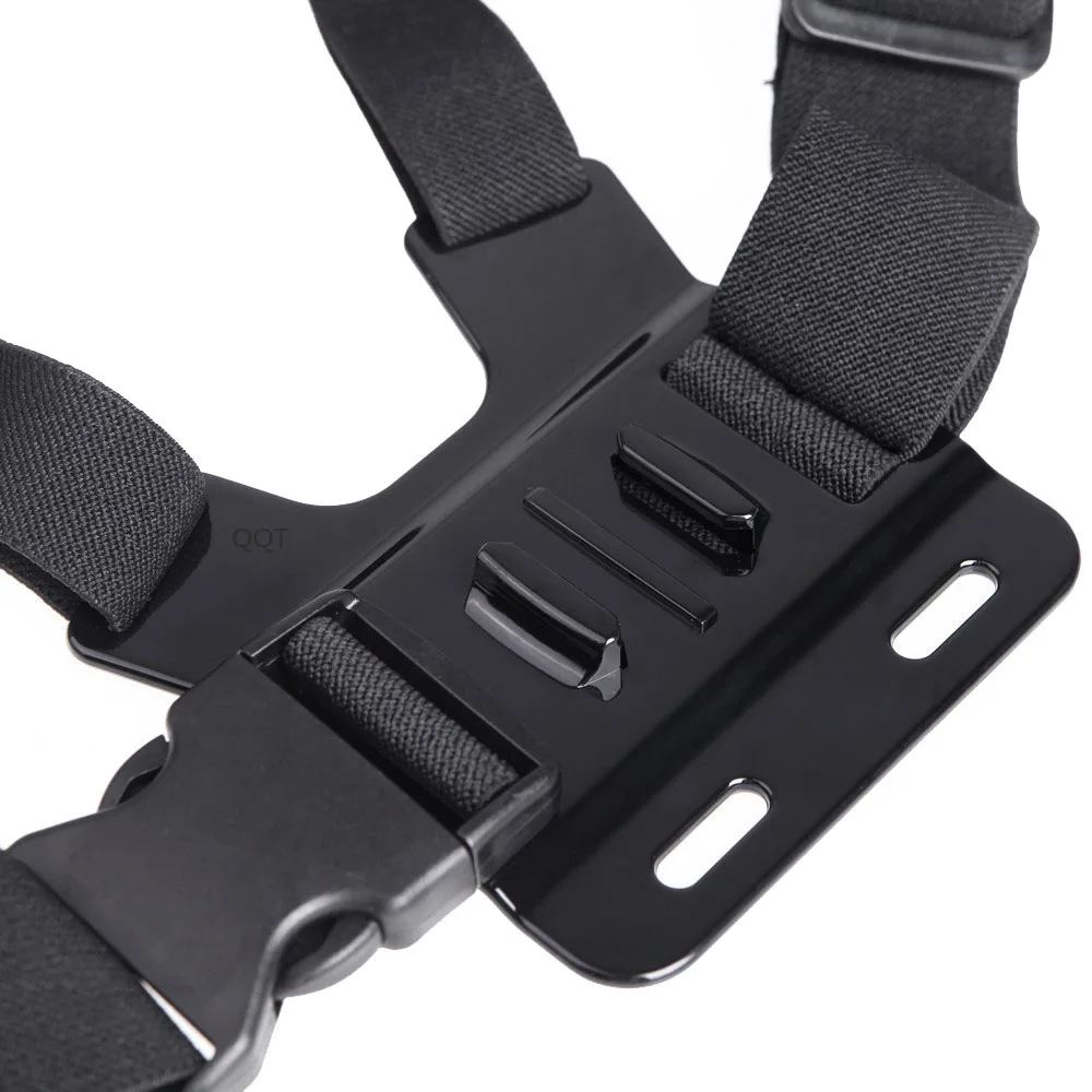 QQT для Gopro hero7 6 5 4 3+ 3 Xiaomi Yi 4 K экшн-камеры Busto Mount Harness в Gopro SJCAM SJ4000 Спорт камеры аксессуары