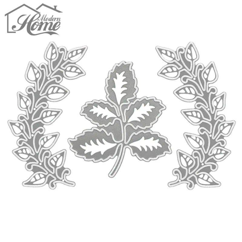 3 шт. трафареты для высечки листьев скрапбукинга|stencils for decorating|stencils diy scrapbookingstencil |