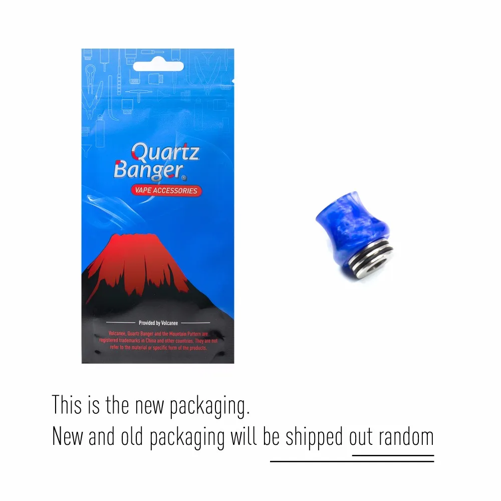 Кварцевые Banger капельного наконечника 810 смолы розы для V8 RTA RDA бак вапорайзер
