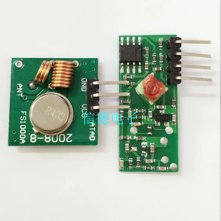 Набор из 433 м получил + запущен сверхрегенеративный модуль беспроводной