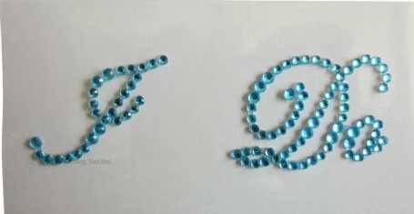 I Do + Me Too набор Свадебная наклейка для обуви Стразы с аппликацией|rhinestone applique|crystal