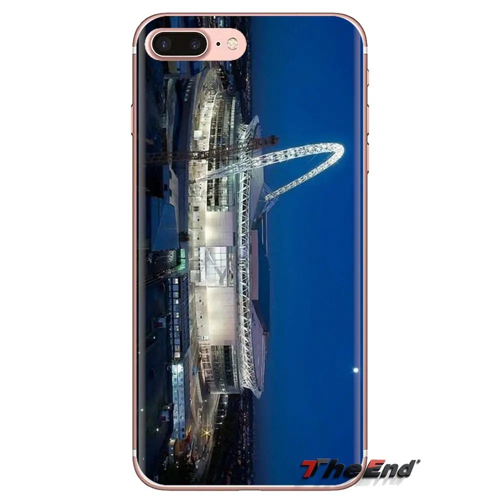 Wembley футбольный стадион Англия для Xiaomi Redmi 4A S2 Note 3 3S 4 4X5 Plus 6 7 6A Pro Pocophone F1 прозрачный