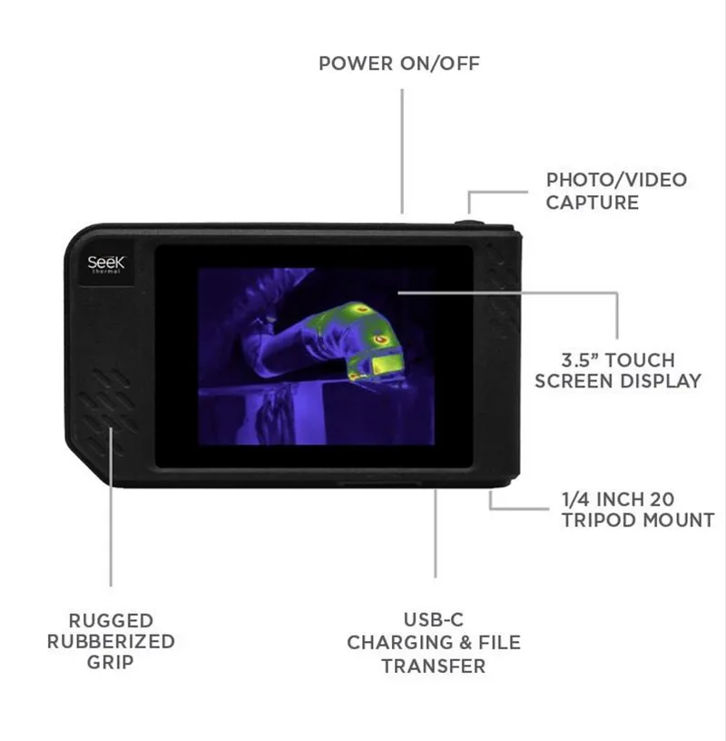Seek термальный снимок/SHOT PRO Imaging camera инфракрасный imager ночное видение Фото Видео большой сенсорный экран 206x156 или 320x240 Wifi