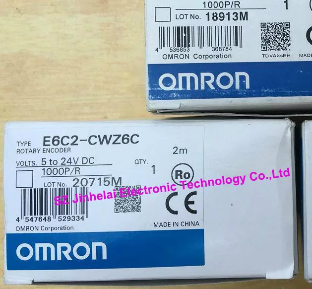 

100% Authentic original E6C2-CWZ6C 1000P/R OMRON Encoder 5-24VDC