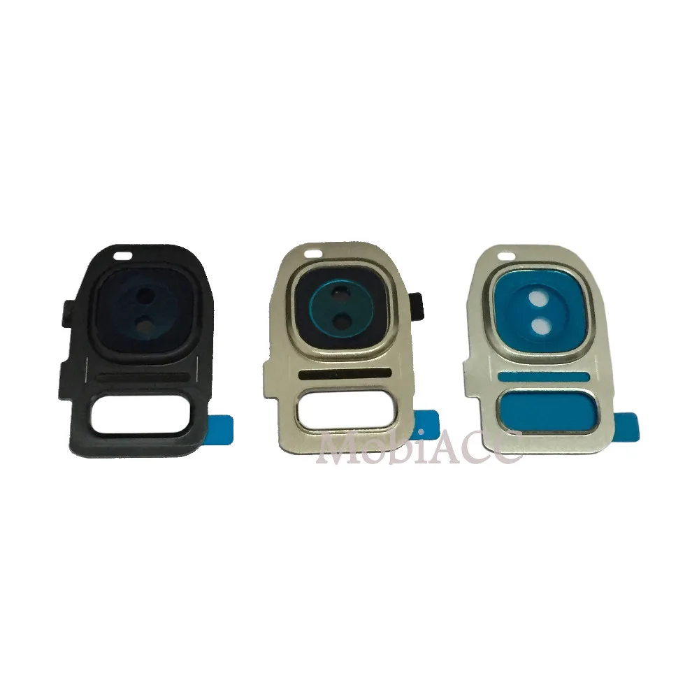 

Original Genuine for Samsung Galaxy S7 Back Rear Glass Camera Lens+ Metal Frame Replacement Part with Sticker