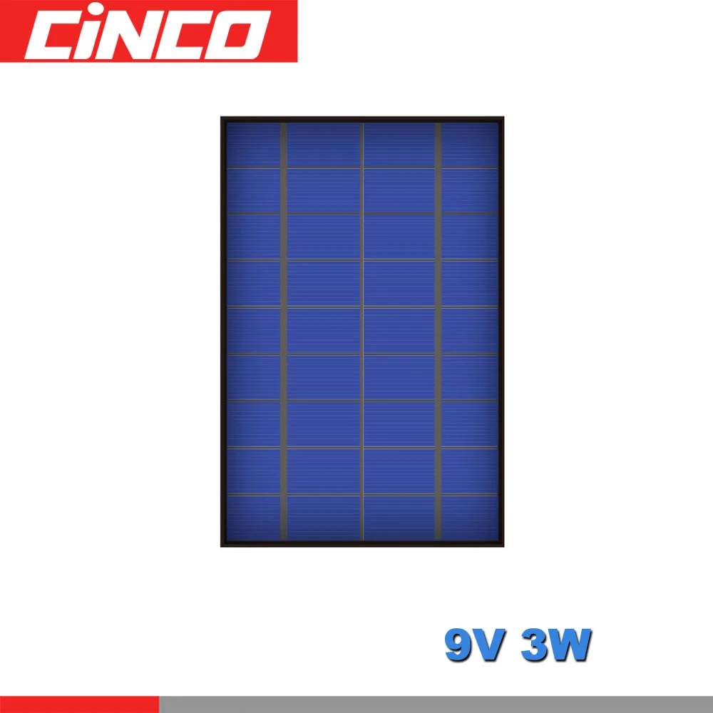 Poly Panel Solar 9V 3W 333mA Standard Epoxy monocrystalline Silicon DIY Battery Power Charge Module Mini Cell toy | Обустройство дома