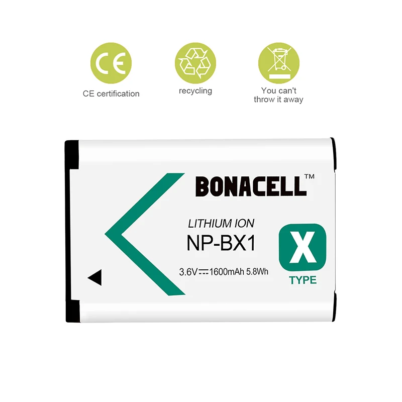 Bonadget 1.6Ah NP-BX1 NP BX1 Батарея Зарядное устройство для sony детали Cyber-Shot DSC-RX100 HX300 WX300