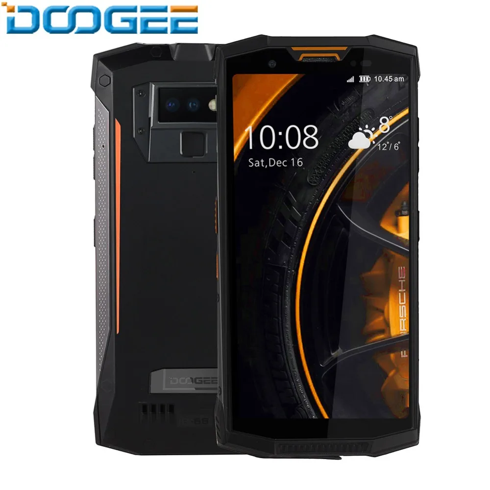 DOOGEE S80 5 99 дюймов ips Восьмиядерный Android 8 1 4G DSDS Мобильный телефон Смартфон NFC IP68 6G ram