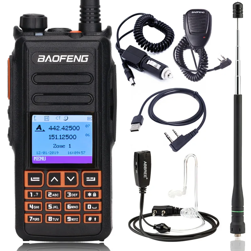 as pic show 4 Baofeng DM-X цифровая рация с GPS Запись уровня 1 и 2 уровня ii Dual Time slot DMR цифровой/аналоговый Ham Радио обновление DM-1702 - Цвет: as pic show 4
