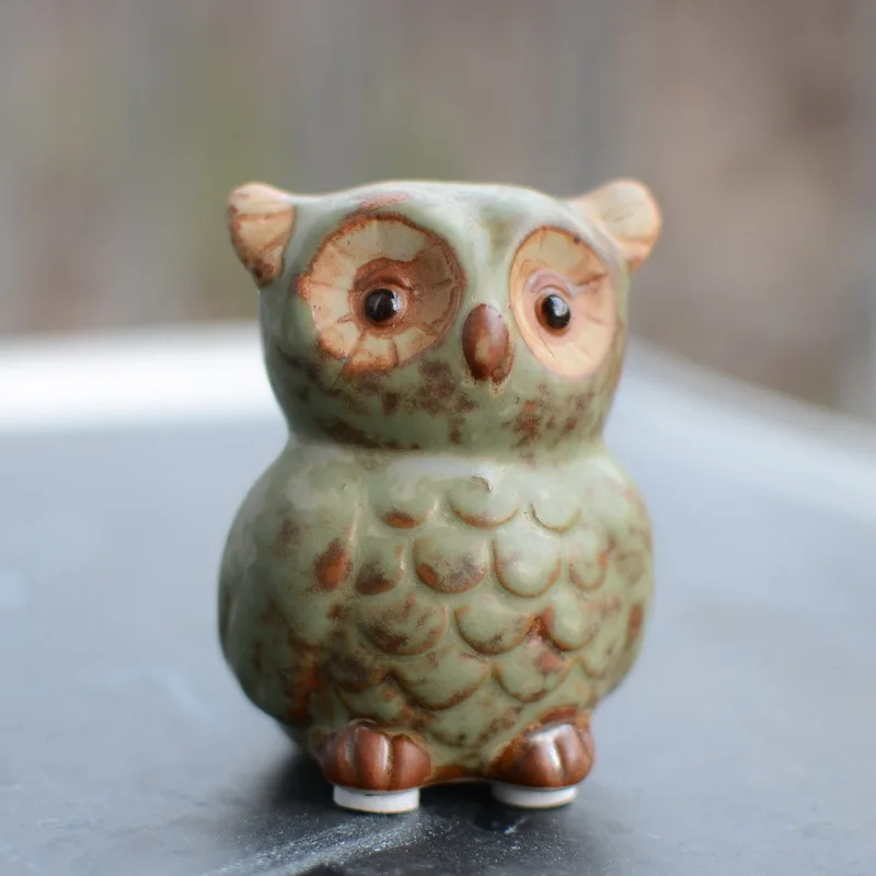 Керамическая сова украшение для дома искусство и ремесла креативные подарки