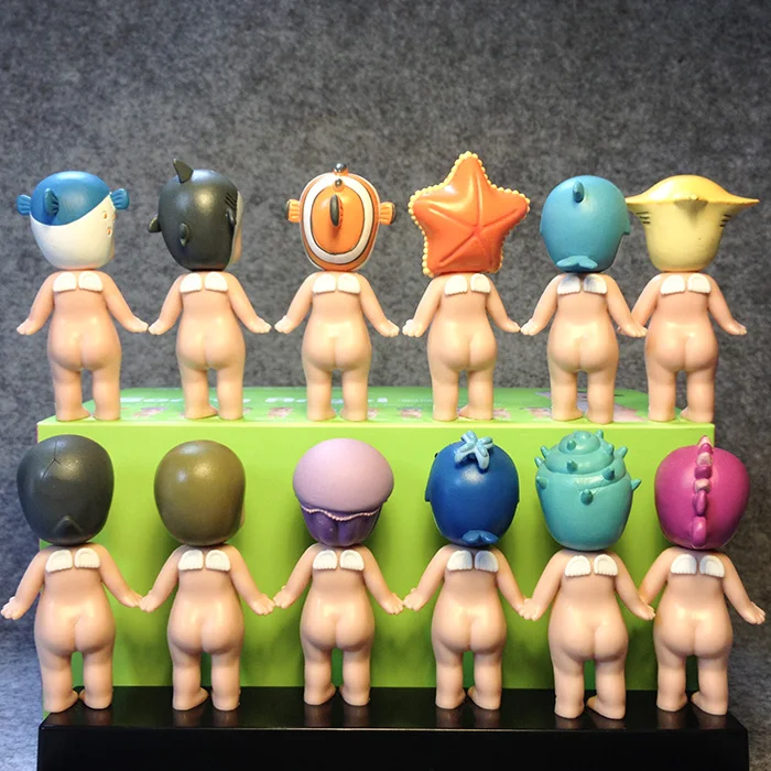 12 шт./лот, милая Модная Кукла sonny angel sea kewpie, детский подарок на день рождения, подарок на день Святого Валентина