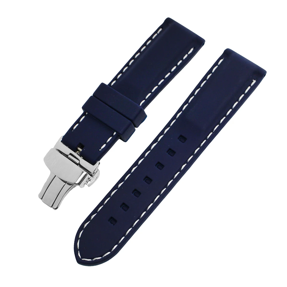 Ремешок для часов из силиконовой резины ремешок Oris 22 мм смолы запястья мужчин и