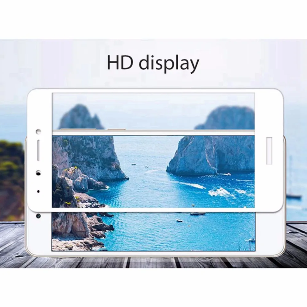 Закаленное 3D стекло с изогнутыми краями для Huawei Honor 6X Honor6x полноразмерная
