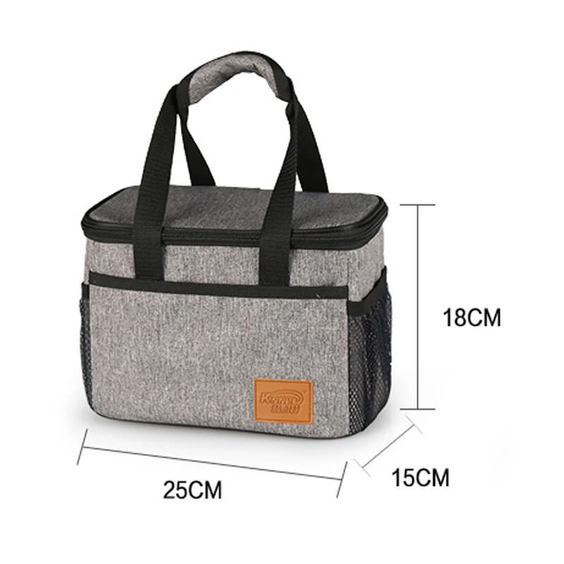 Водонепроницаемая сумка для ланча KinNet из искусственной ткани Оксфорд утолщенная