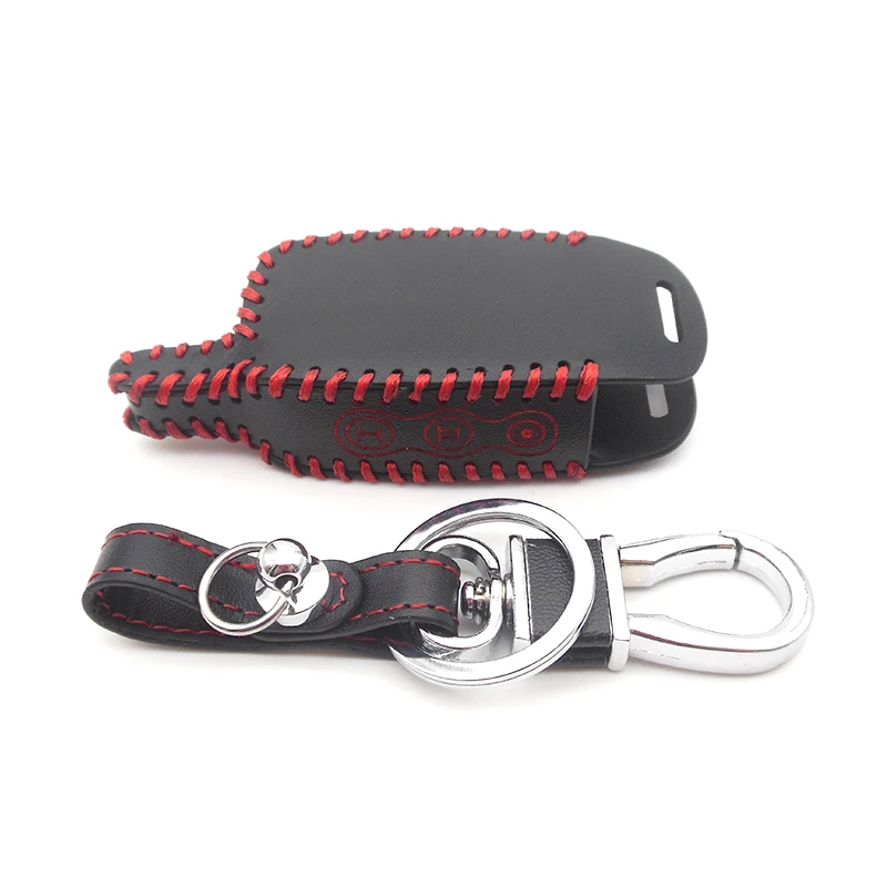 Starline A9 A6 LCD Remote Controller Keychain Genuine Leather Cover For Two Way Car Alarm StarLine A8 Key Case Holder | Автомобили и