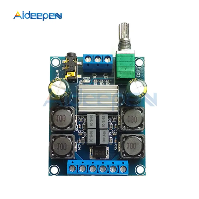 DC 4.5V-27V TPA3116D2 2x50W Dual Channel Digital Stereo Power Amplifier Board Audio Volume Control Module 50W + UP | Инструменты