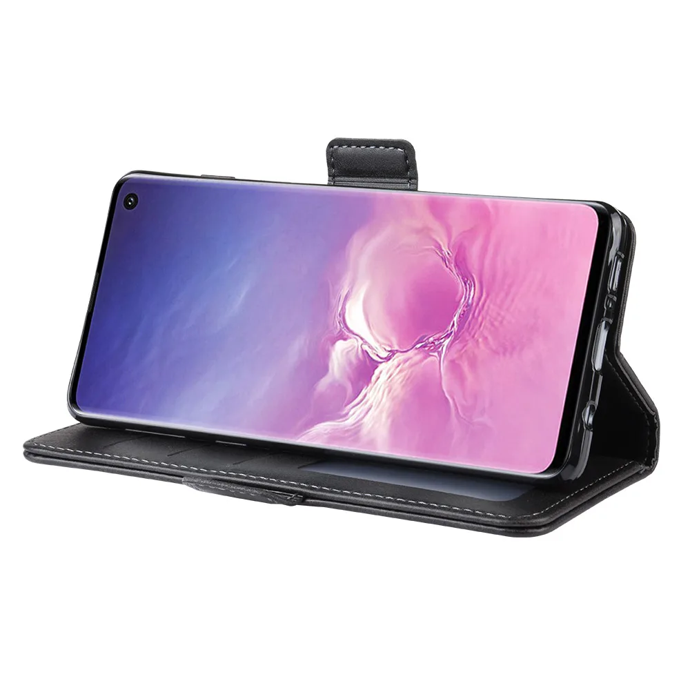 Кожаный чехол-кошелек для Samsung Galaxy S10 G973N G973U G973FD роскошный флип-чехол телефона