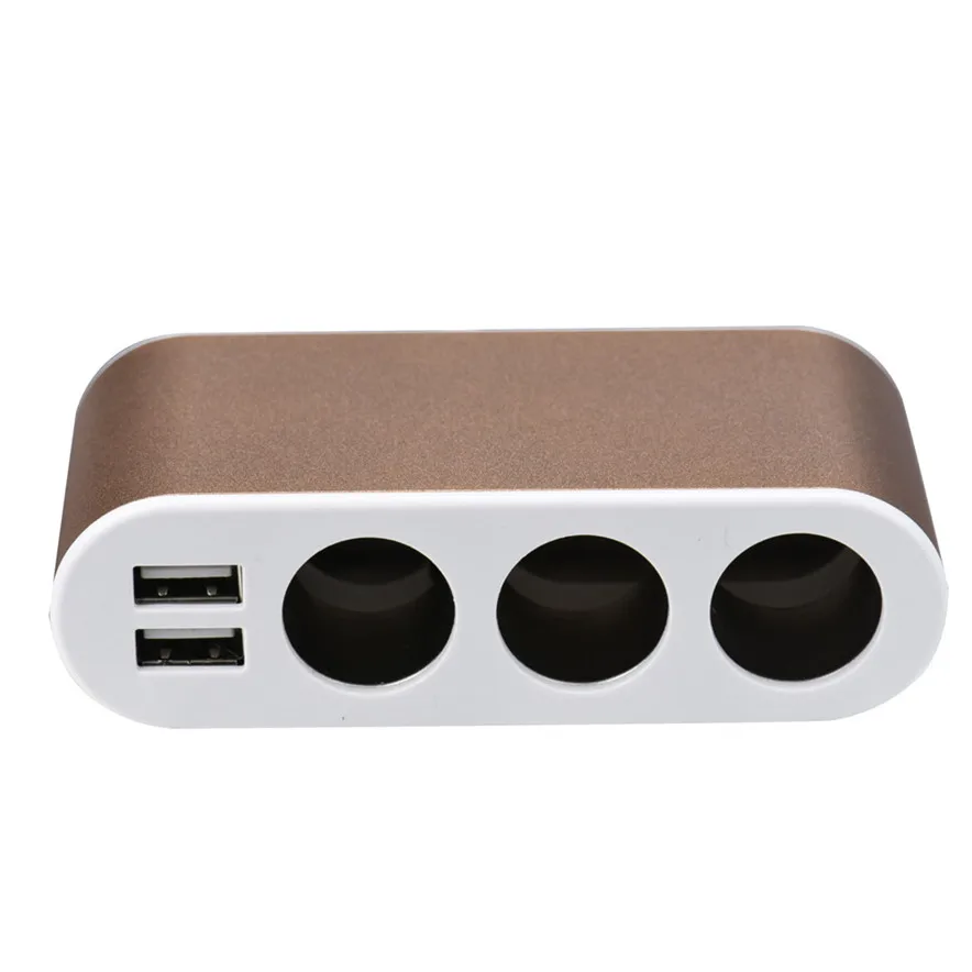 Франшиза новый стиль Розетка для автомобильного прикуривателя сплиттер 3в1 USB