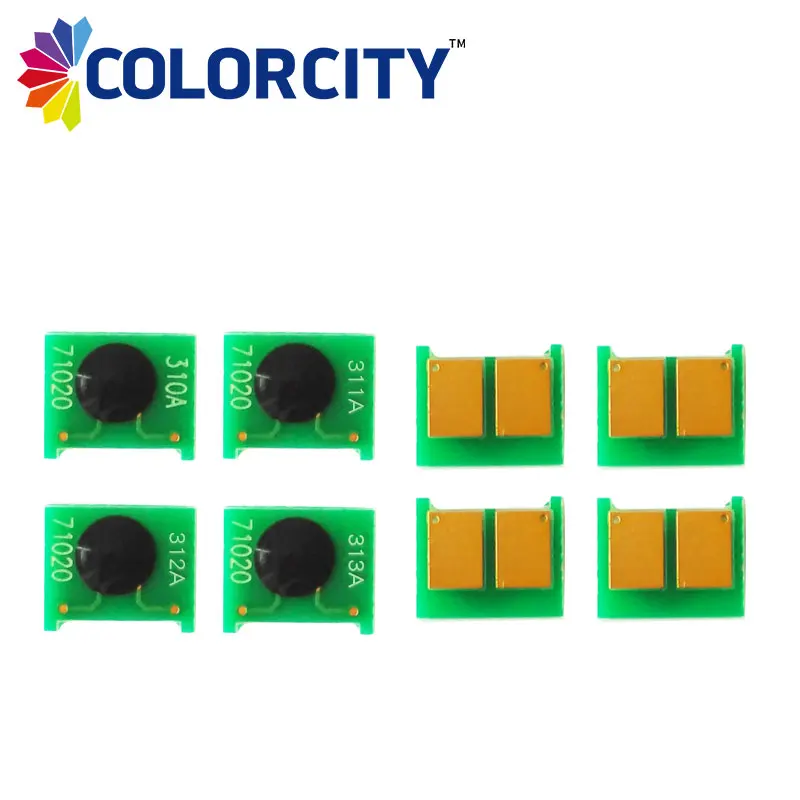 3 комплекта CE310A CE311A CE312A CE313A картридж чип для HP laserJet 126A CP 1025 CP1025 CP1025nw Pro 100 MFP M175 M275