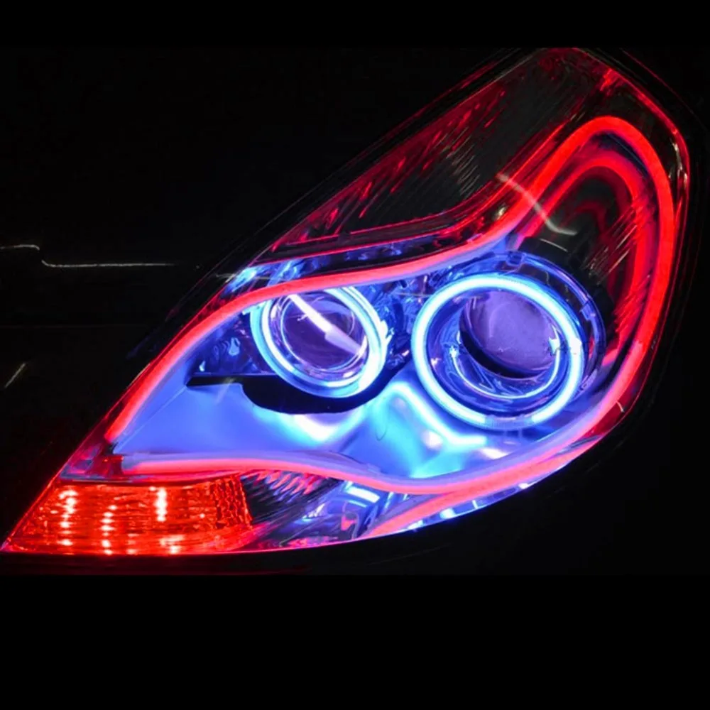 2 шт. гибкая светодиодная лента для дневных ходовых огней 45 см|led strip light|strip lightcar led
