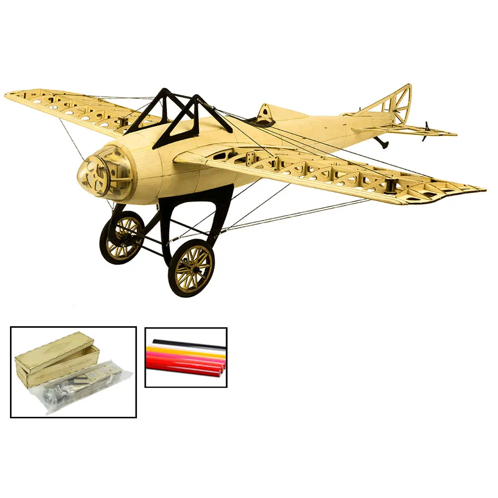 S2201B Новые Весы RC Balsawood самолет лазерная резка Deperdussin Monocoque 1000 мм(3") набор из пробкового дерева DIY строительные деревянные модели - Цвет: S2201B