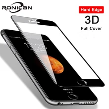 3D полное покрытие из закаленного стекла для iPhone 7 8 Plus Защитная