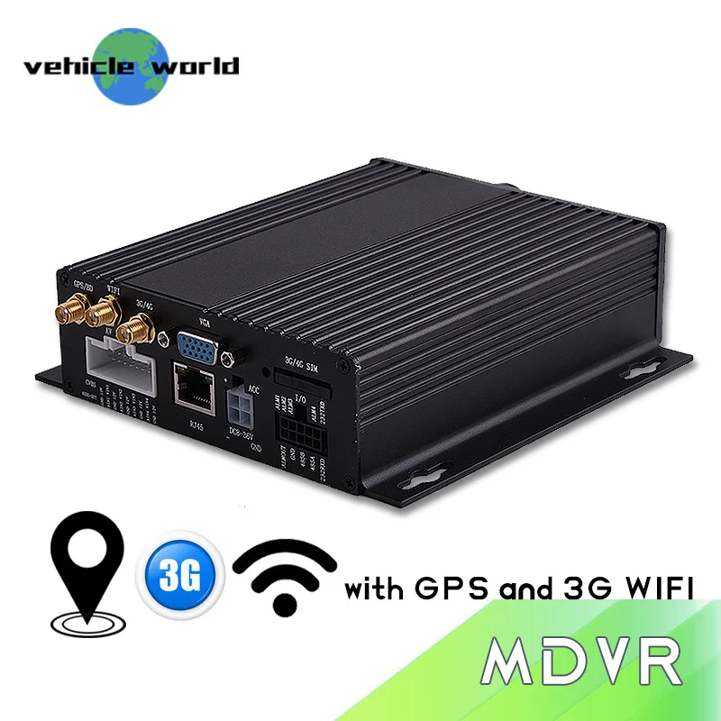 AHD 720 P MDVR GPS 3g wifi 4CH HDD 4G Мобильный DVR автобус видеорегистратор с бесплатным