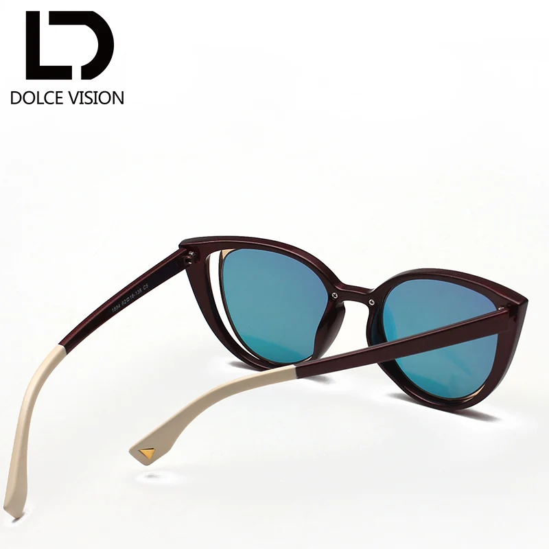 Мужские и женские солнцезащитные очки в ретро-стиле с металлическим кошачьим