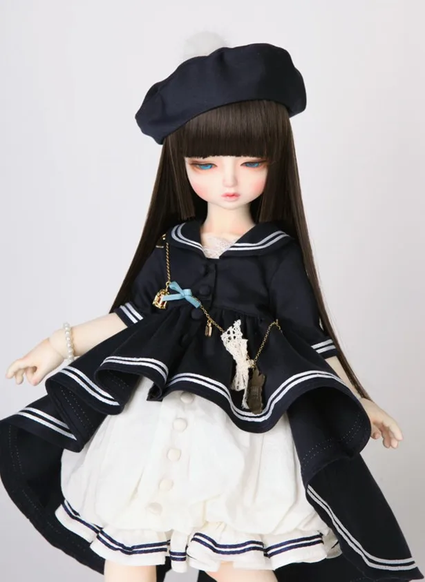 1/3 1/4 1/6 1/8 Bjd парик красивый черный прямой SD|1/6 bjd wig|bjd wig1/6 |