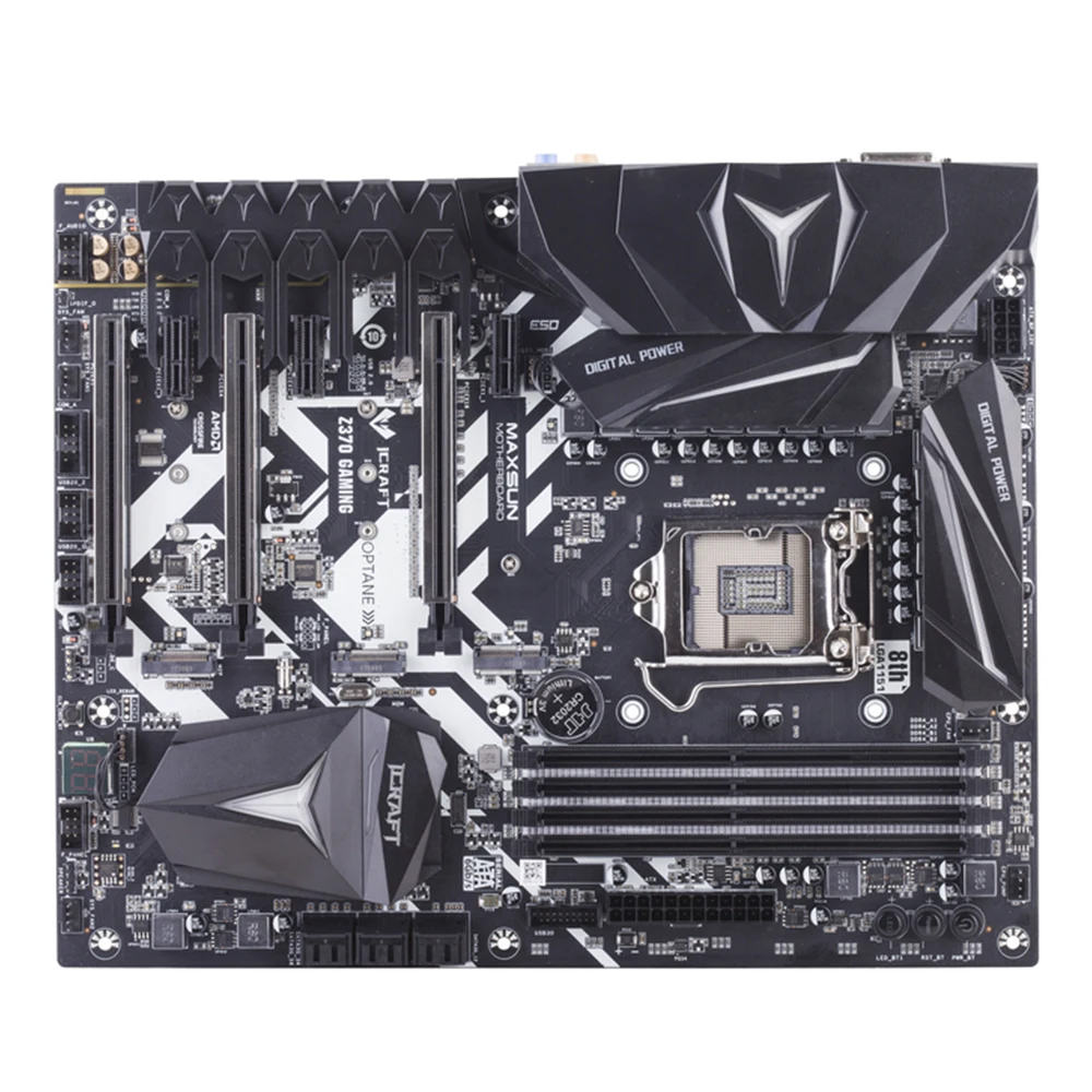 MAXSUN iCraft Z370 игровой материнской платы DVI + HDMI DP двухканальный DDR4 3200 (OC) /2133 мГц памяти