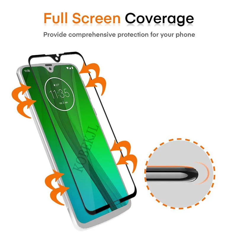 For Moto G7 Glass Motorola Screen Protector Plus Power Play G 7 G7Play Tempered Film | Мобильные телефоны и аксессуары