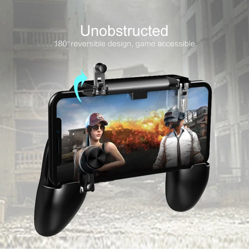 PUBG мобильный геймпад металлический джойстик L1 R1 триггер игровой шутер контроллер для iPhone мобильный телефон, Android игровой геймпад