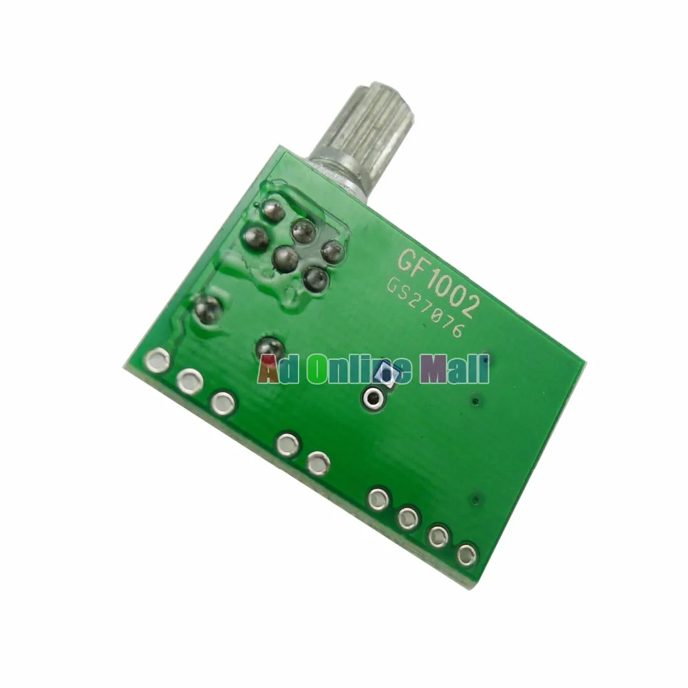 Плата цифрового усилителя мощности 5 В 2 канала 3 Вт 1 шт.|audio amplifier board|volume controlcontrol