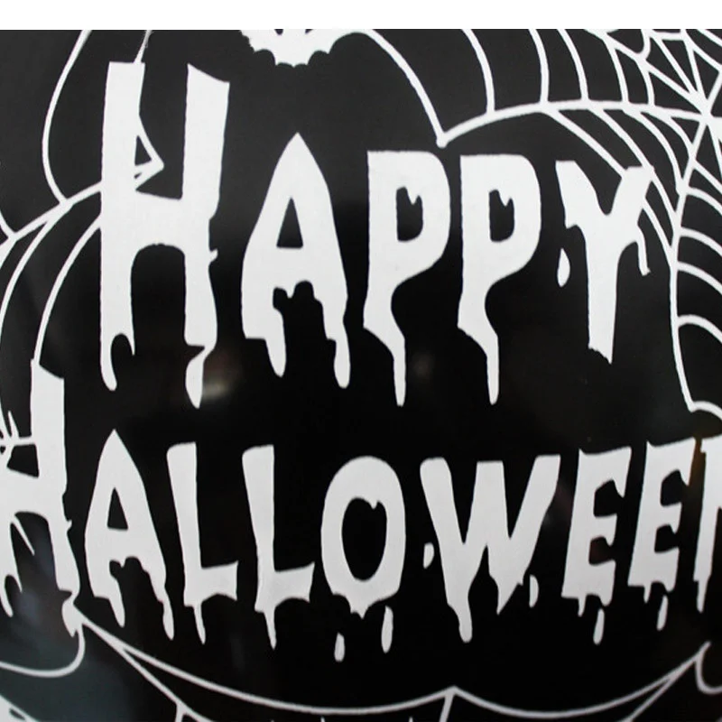 10 шт./упак. паук веб счастливый латексные шары на Хэллоуин Тыква улыбающееся лицо