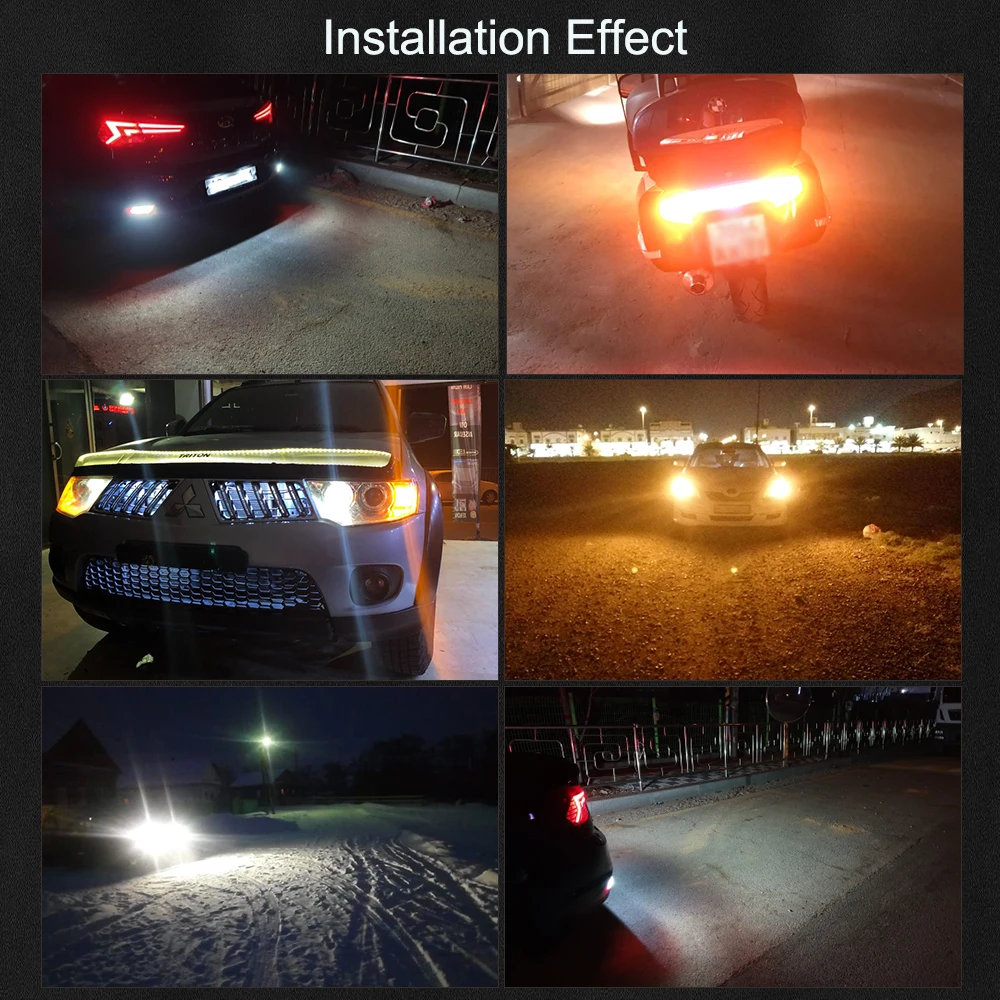 300 шт. 1156 BA15S p21w BAU15S py21w 1157 p21/5w BAY15D BA15D 3020 22 SMD автомобильный сигнал поворота T25 P27W 3156