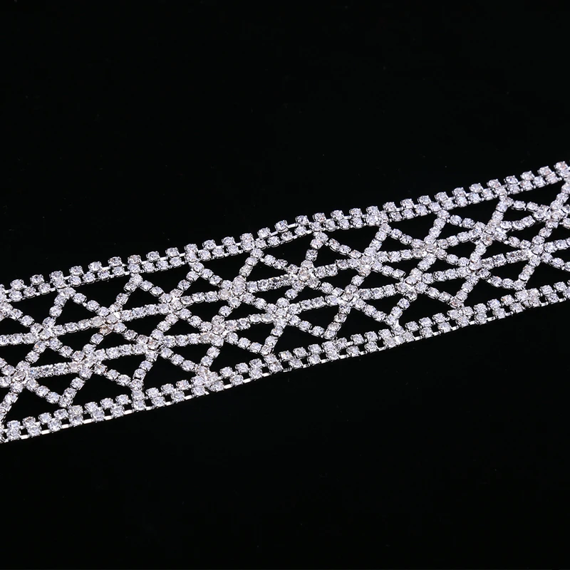 Junlead Luxury Rhinestone Crystal Vintage Choker Statement Necklace Collier Femme Collar Silver Neck Chocker Women Jewelry Gift | Украшения