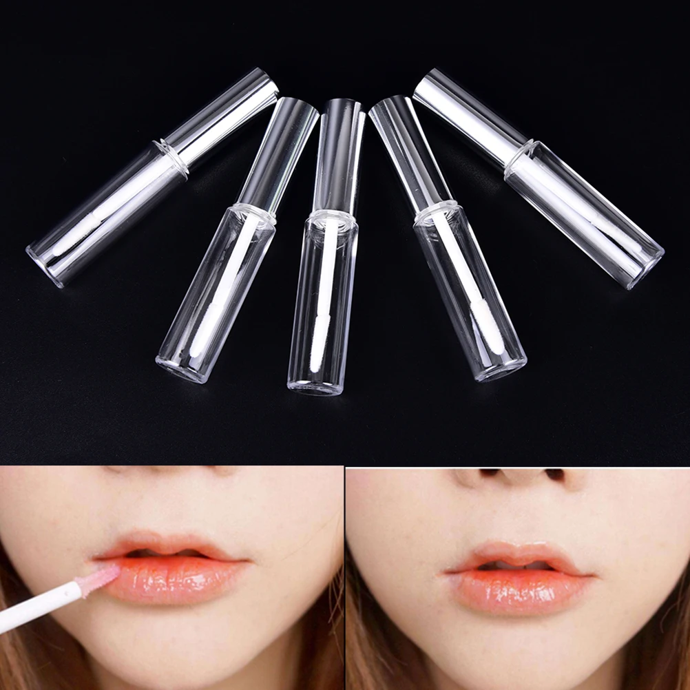 1 шт. Серебряный Пустой Блеск для губ 8 5 мл|gloss tube|lipgloss tubeempty lip gloss tubes |