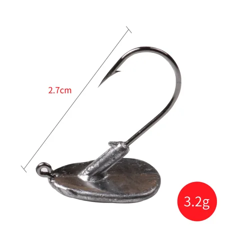 Свинцовые джиг-приманки 2 шт., высокоуглеродистая сталь