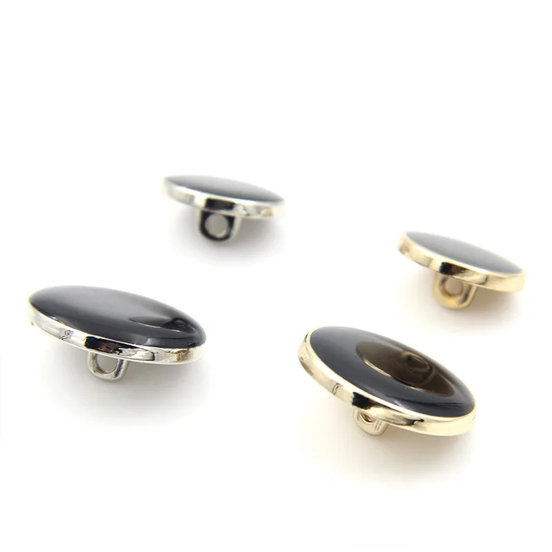 10pcs 11mm-23mm metal black buttons for men suit coat shirt decoration DIY crafts dress clothing garment supplies shank | Дом и сад
