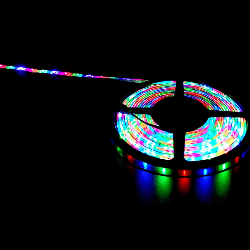 5 М 300 Светодиодов SMD5050 RGB СВЕТОДИОДНЫЕ Ленты Не Водонепроницаемый 12 В Гибкий свет
