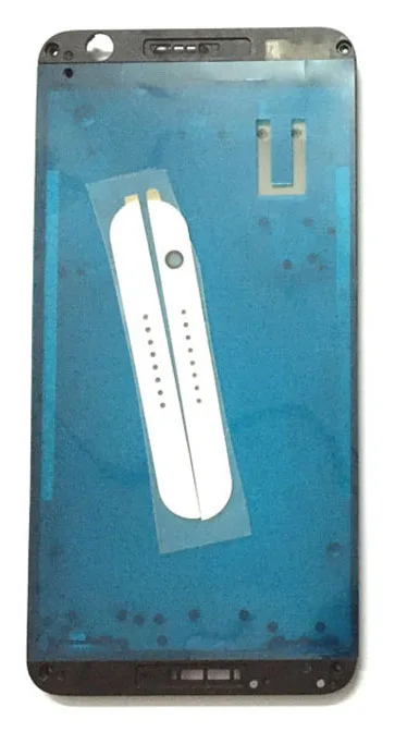 Для htc Desire 820 передний корпус ЖК-рамка с верхней нижней крышкой запасные части - Цвет: Белый