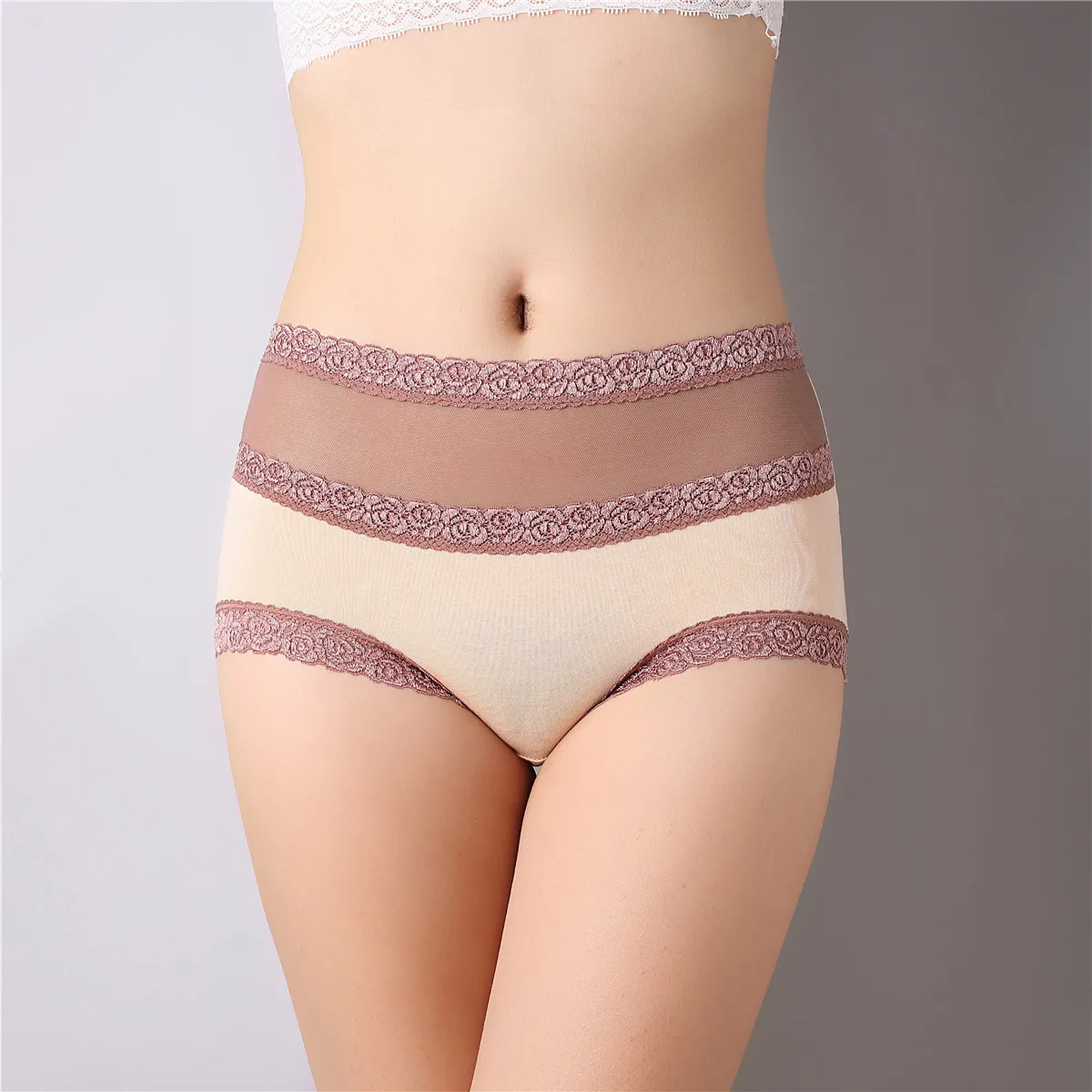 Женское нижнее белье из бамбукового волокна с высокой талией женское