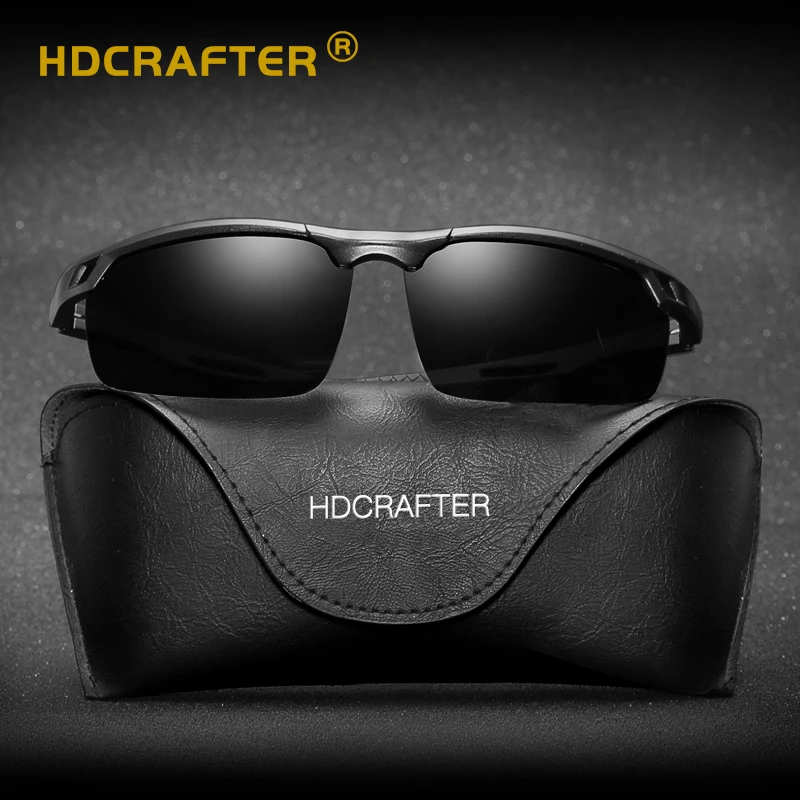 Мужские поляризованные солнцезащитные очки HDCRAFTER светильник Кая