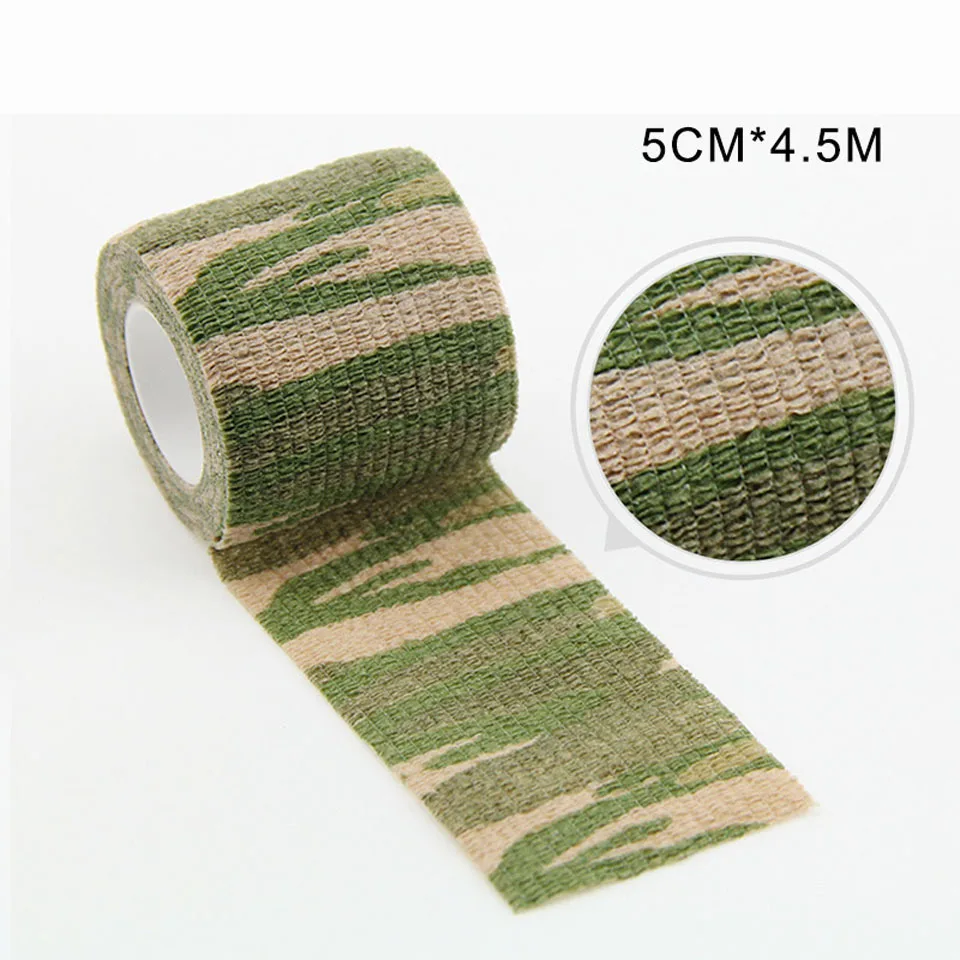 Camo F Loogdeel 1 шт., водонепроницаемая медицинская терапия, самоклеющаяся повязка, мышечная лента, для пальцев, суставов, обертывание, аптечка, для домашних животных, эластичная повязка - Цвет: Camo F