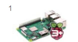 AlphaBot2 робот строительный комплект для Raspberry Pi 3 Model B+, RPi камера(B)+ Micro SD карта+ 15 Acc