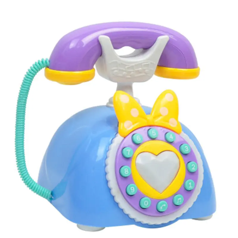 HziriP Детские антикварные Landline игрушки звуковой свет ранний мультфильм
