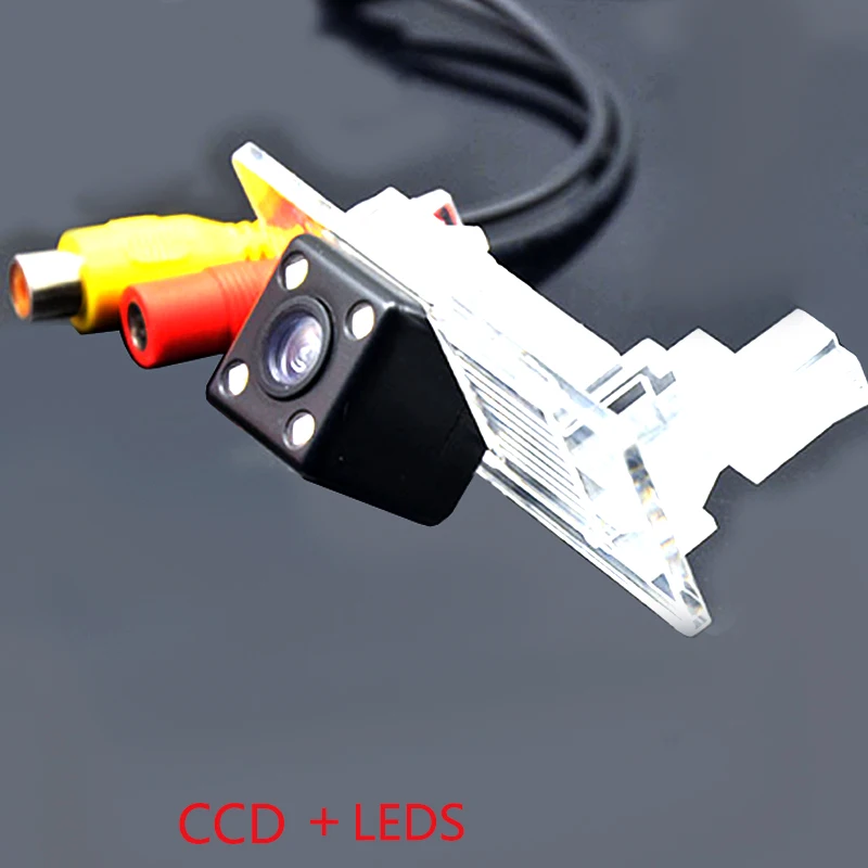 CCD LEDS HD CCD Автомобильная камера заднего вида для Skoda Octavia Fabia Rapid Spaceback Superb Passat Jetta SAGITAR Gran Lavida релейный фильтр PQ MIB - Название цвета: CCD LEDS