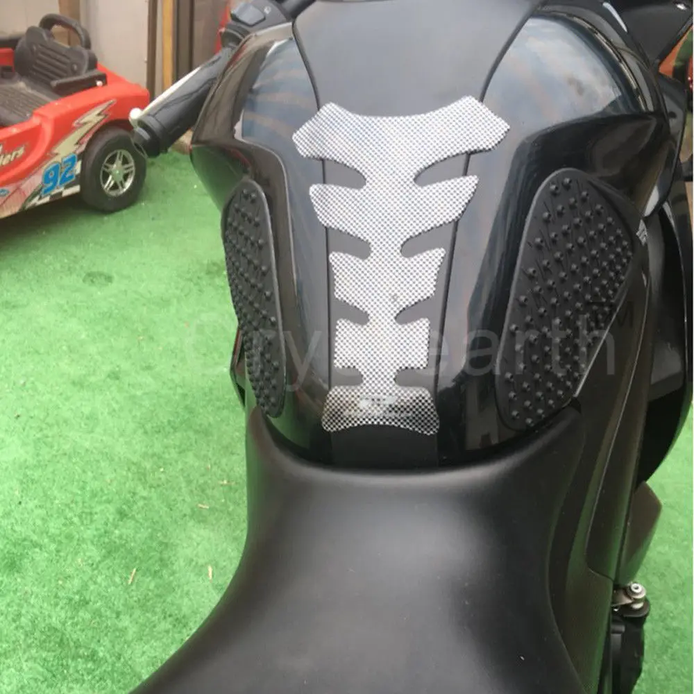 Мотоциклетные Противоскользящие коврики для бака боковые газовые наколенники