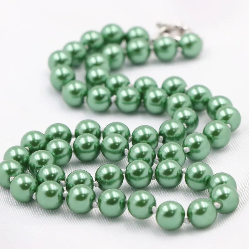 Трендовое короткое ожерелье с цепочкой стеклянные жемчужные ожерелья ювелирные